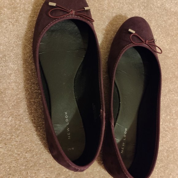 New Look Suedette Flats - Picture 2 of 4